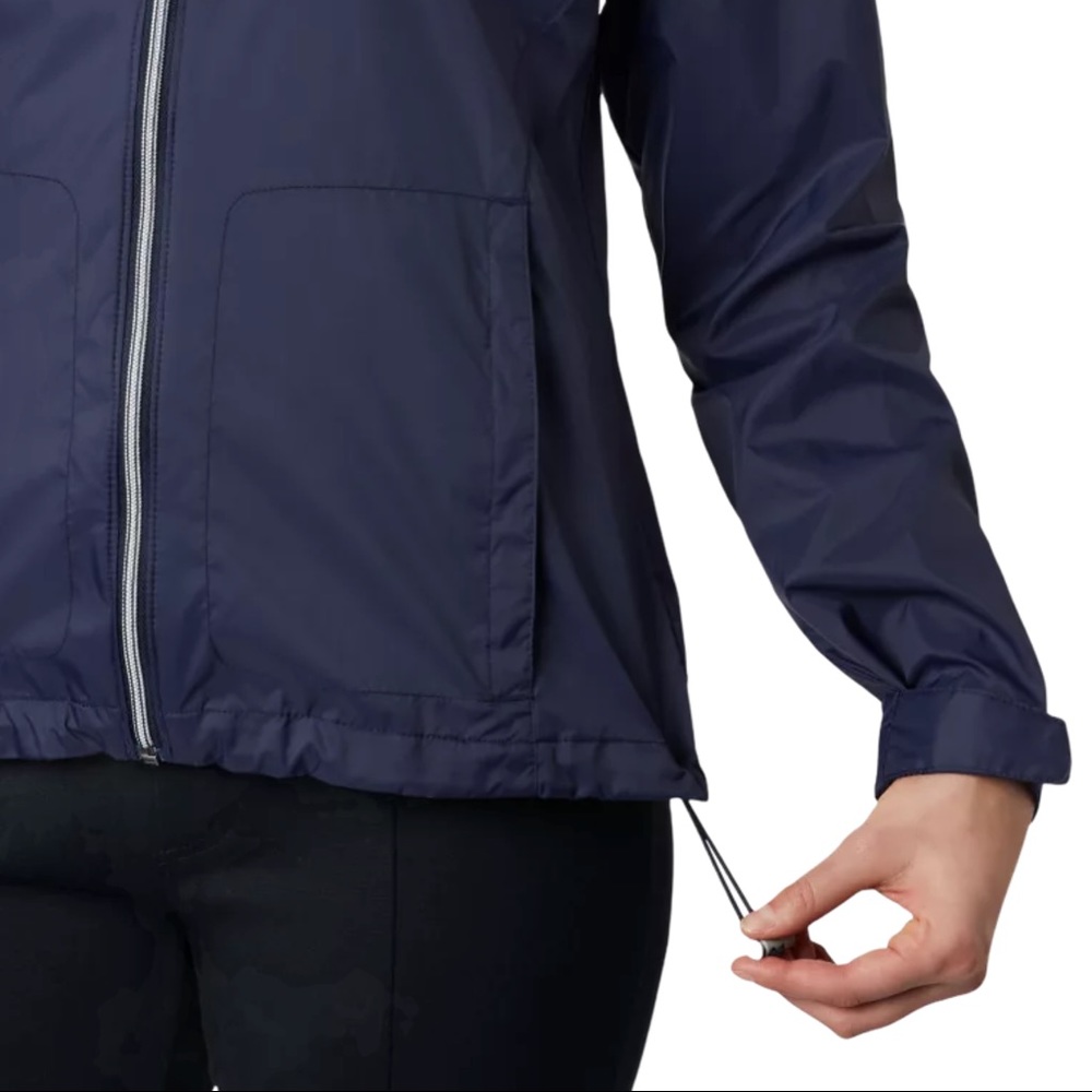 Columbia Navy Blue Switchback III Rain Jacket - Picture 4 of 8